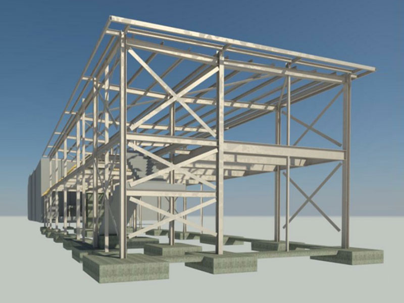 Henderson Hall Framework Render