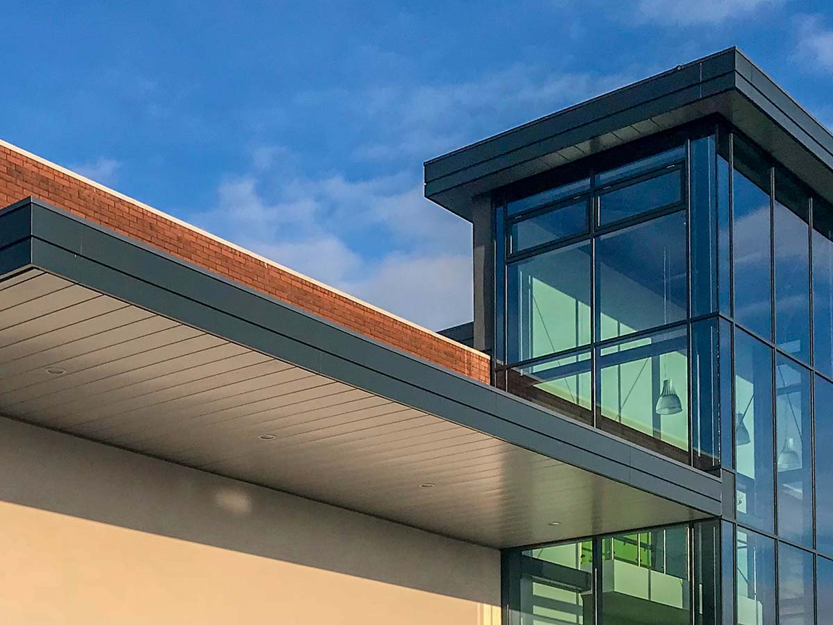 Jarrow Hub External Attrium Detail